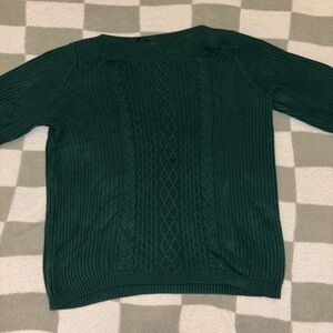 Cable Knit Crewneck Sweater
